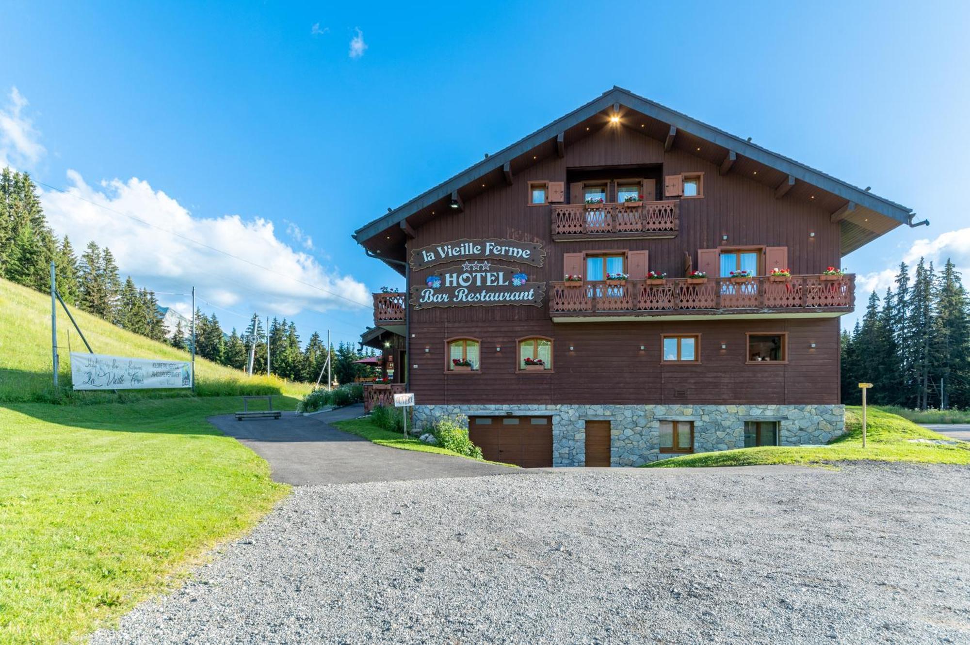 Hotel La Vieille Ferme Manigod Exterior foto